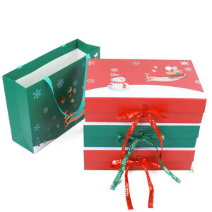 Foldable-Christmas-Gift-Boxes-with-Ribbon