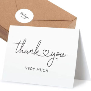 Custom Thank You Card with Envelope