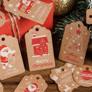 Craft Paper Christmas Tags