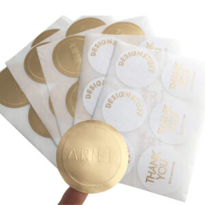 Eco-friendly-Customized-Print-Logo-Textured-Paper-Embossed-Gold-Label-Sticker-For-Candle-Packaging