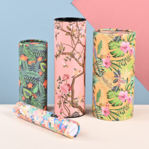 Premium printed paper can for food cosmetic and medical packaging