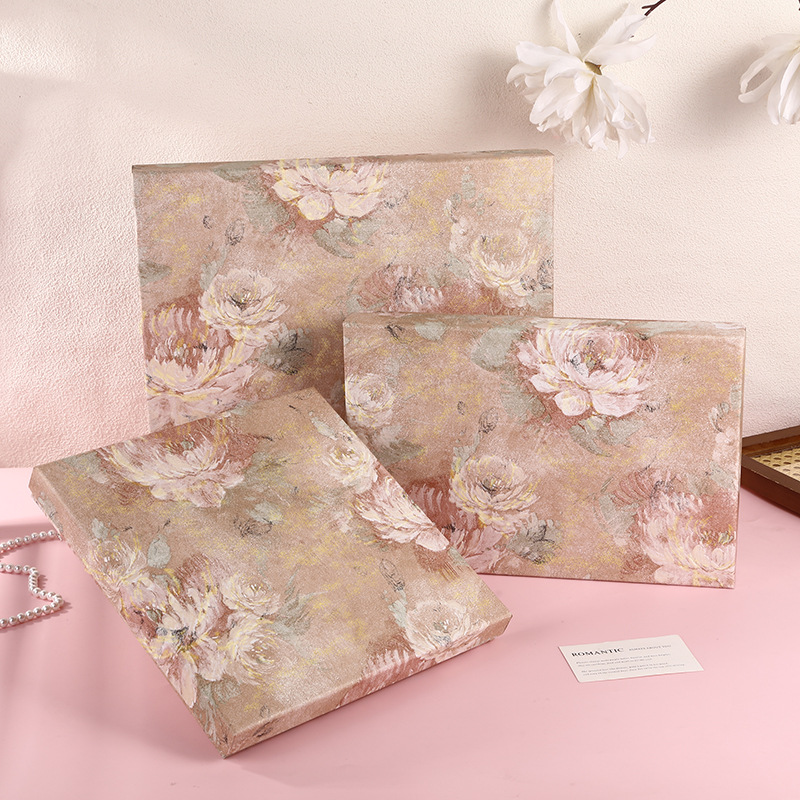 Custom rigid apparel gift packaging boxes for clothing brand packaging