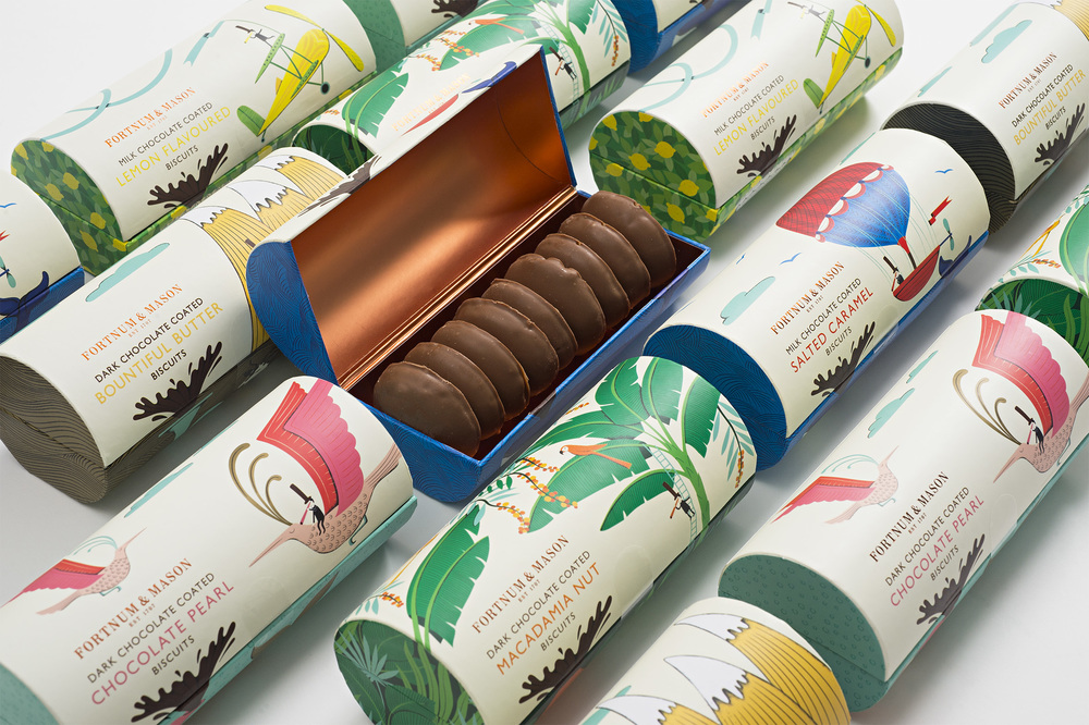 Luxury chocolate gift box with custom coating surface finishing