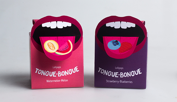 Custom printed lollipop packaging box with safe coating